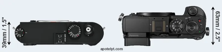 Compare M10 versus GX8 top