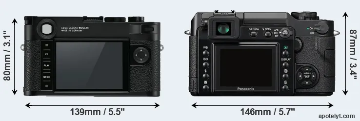 Comparison M10 or L1 rear