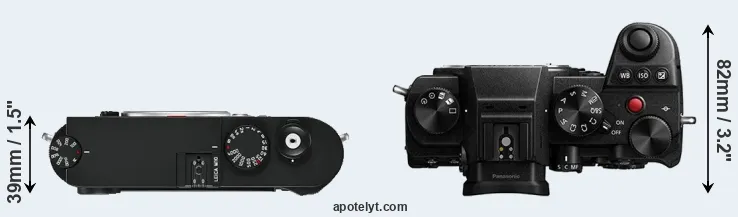 Compare M10 versus S5 top