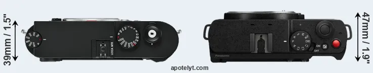Compare M10 versus S9 top