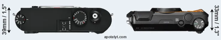 Compare M10 versus WG-6 top