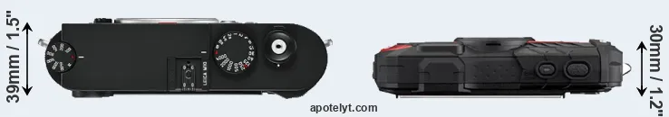 Compare M10 versus WG-60 top