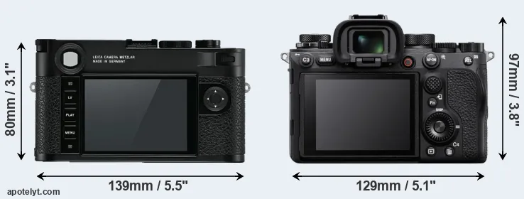 Comparison M10 or A1 rear