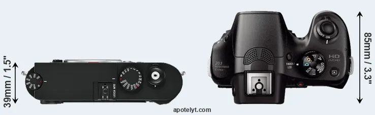 Compare M10 versus A3000 top