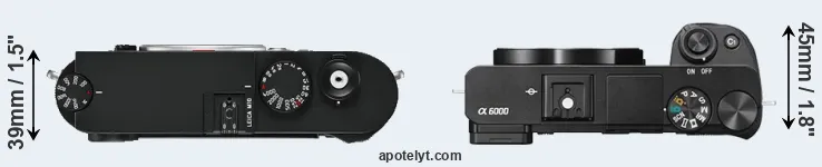 Compare M10 versus A6000 top