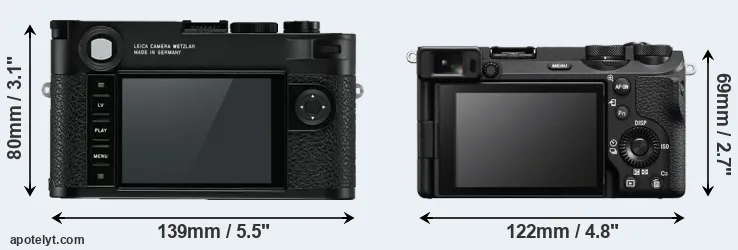 Comparison M10 or A6700 rear