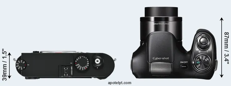 Compare M10 versus H200 top