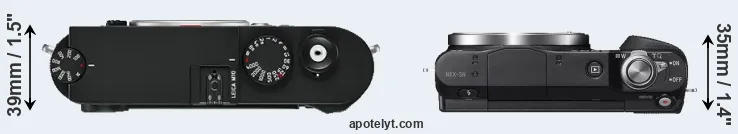 Compare M10 versus NEX-3N top