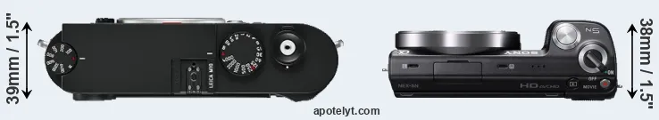 Compare M10 versus NEX-5N top