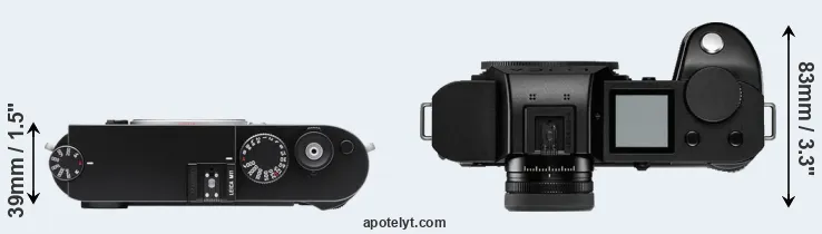 Compare M11 versus Leica SL2-S top