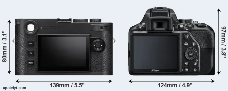 Comparison M11 or D3500 rear