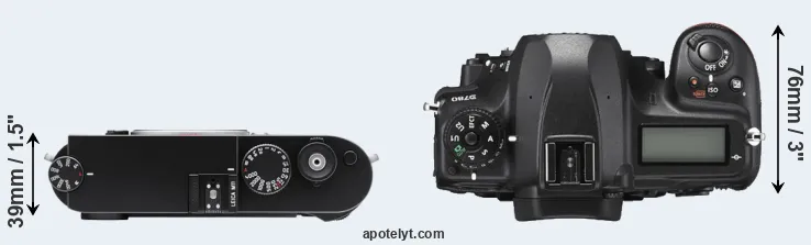 Compare M11 versus D780 top