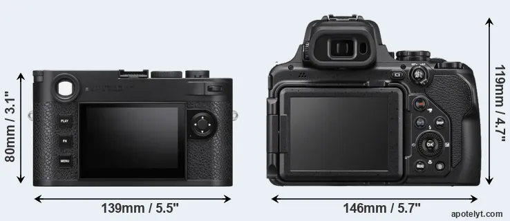 Comparison M11 or P1000 rear