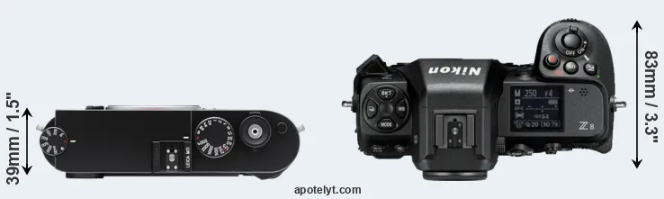 Compare M11 versus Z8 top