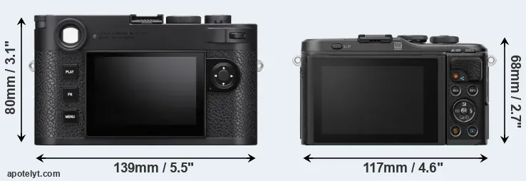 Comparison M11 or E-PL10 rear