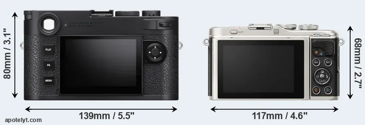 Comparison M11 or E-PL9 rear