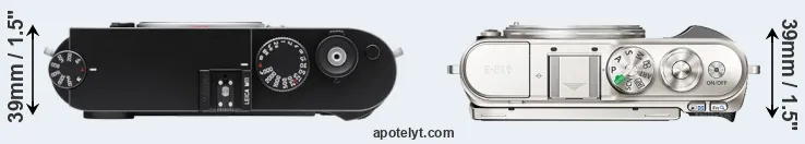Compare M11 versus E-PL9 top