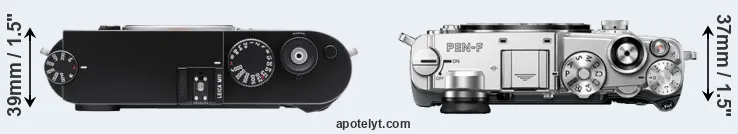 Compare M11 versus PEN-F top