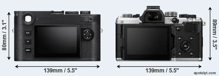 Comparison M11 or OM-3 rear
