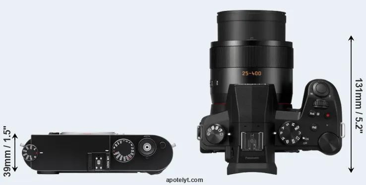 Compare M11 versus FZ1000 II top