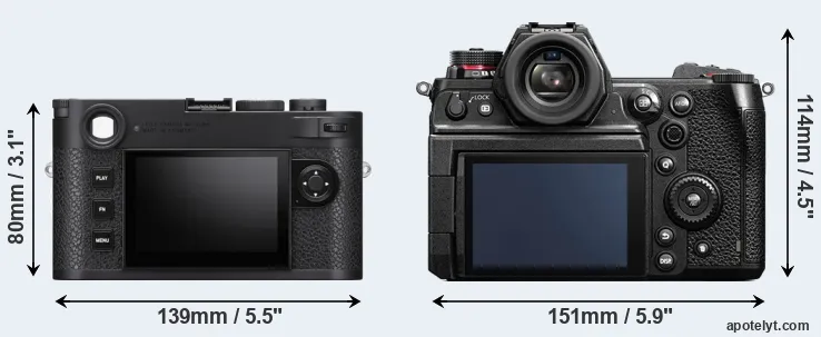 Comparison M11 or S1H rear