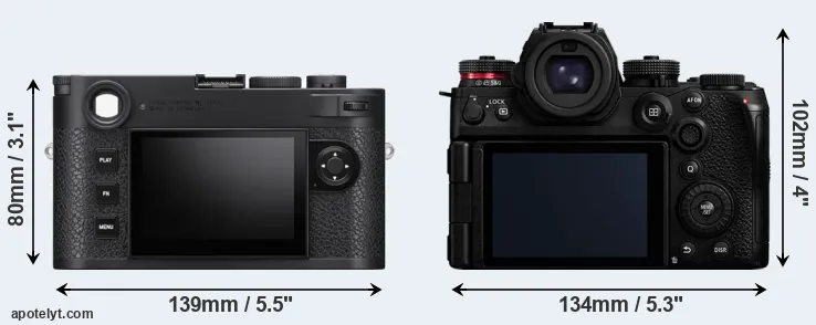 Comparison M11 or S1R II rear