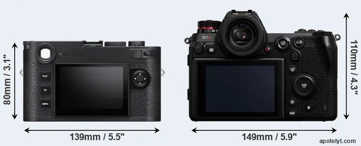 Comparison M11 or S1R rear