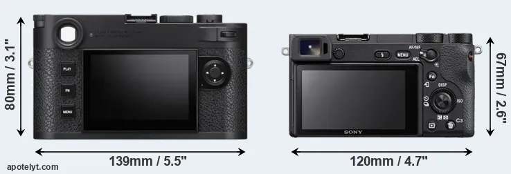 Comparison M11 or A6500 rear