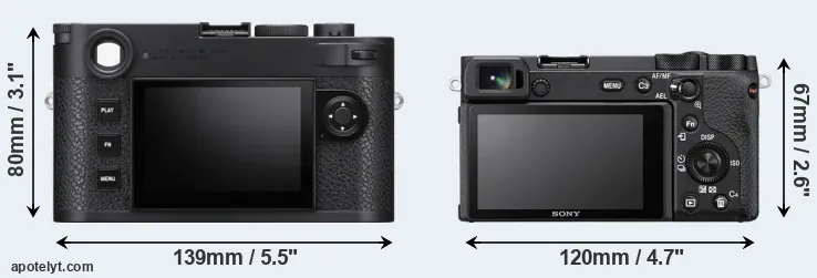 Comparison M11 or A6600 rear