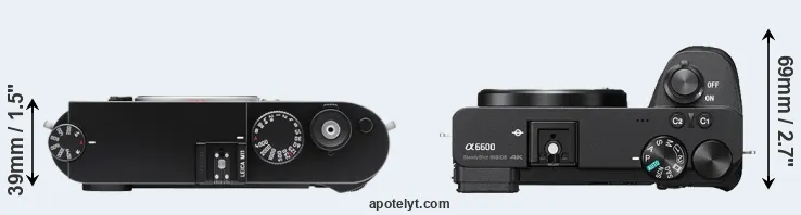 Compare M11 versus A6600 top