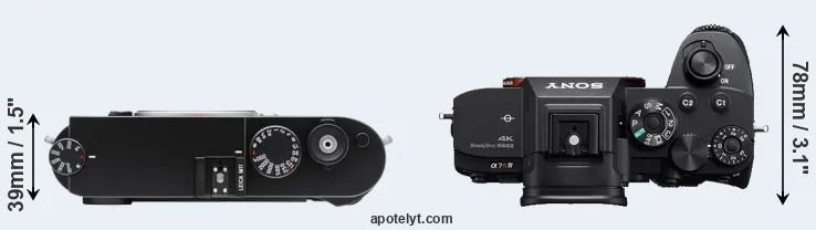 Compare M11 versus A7R IVA top