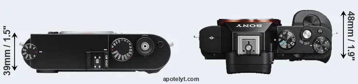 Compare M11 versus A7S top