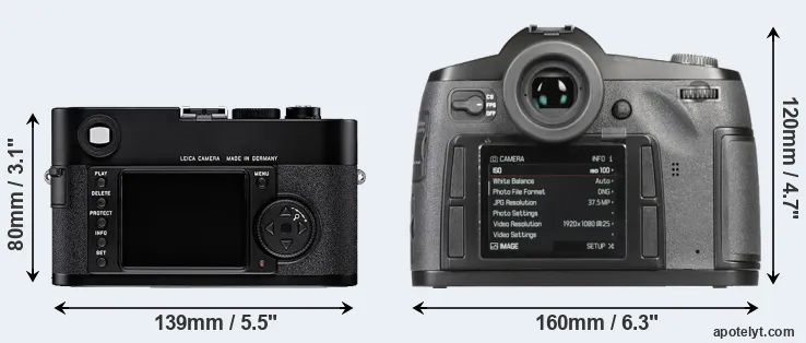 Comparison M8 or S-E Typ 006 rear