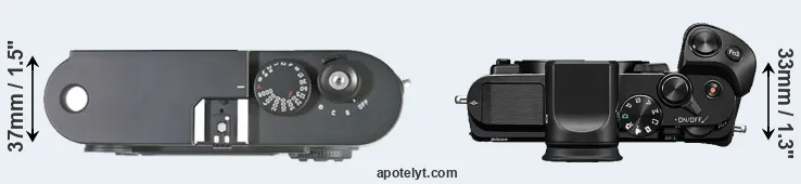 Compare M8 versus V3 top