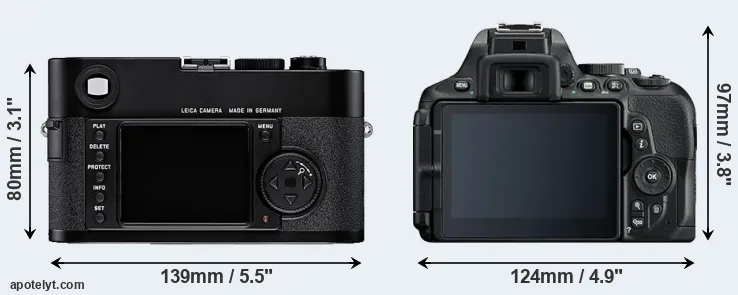 Comparison M8 or D5600 rear