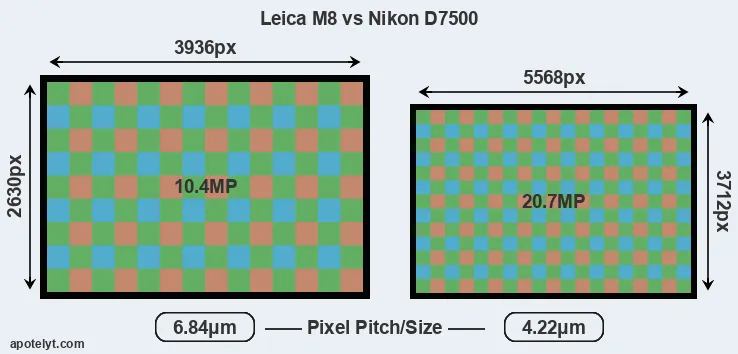 M8 versus D7500 MP