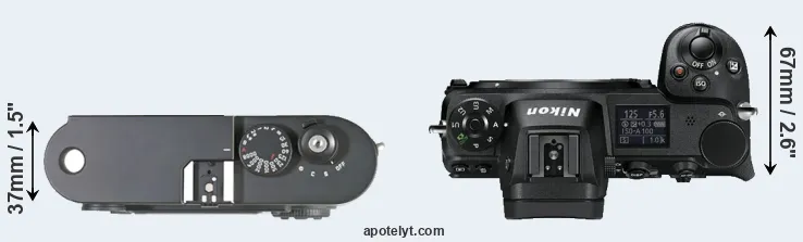 Compare M8 versus Z6 top