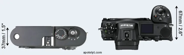 Compare M8 versus Z7 top