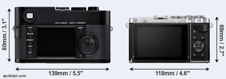 Comparison M8 or E-P7 rear