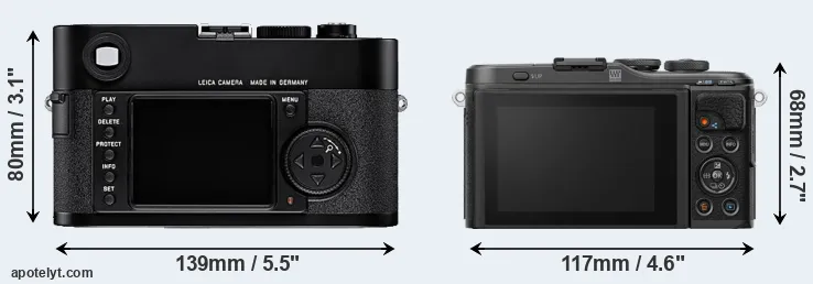 Comparison M8 or E-PL10 rear