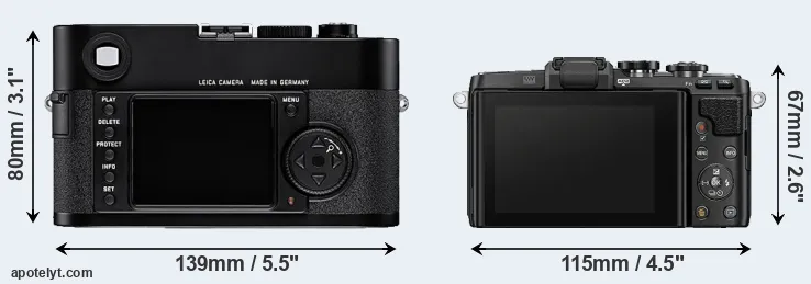 Comparison M8 or E-PL7 rear