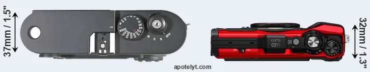 Compare M8 versus TG-6 top