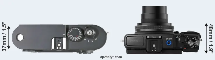 Compare M8 versus XZ-2 top