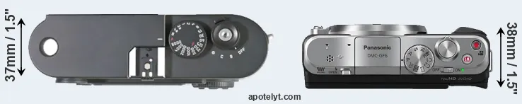 Compare M8 versus GF6 top
