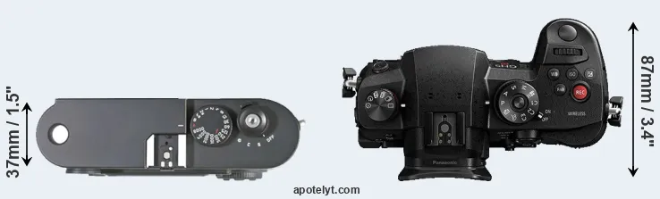 Compare M8 versus GH5s top