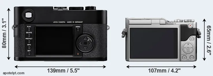 Comparison M8 or GX800 rear