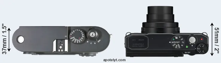 Compare M8 versus MX-1 top