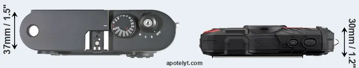 Compare M8 versus WG-60 top