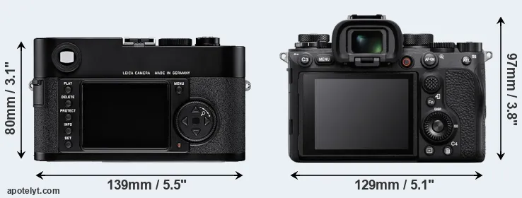Comparison M8 or A1 rear