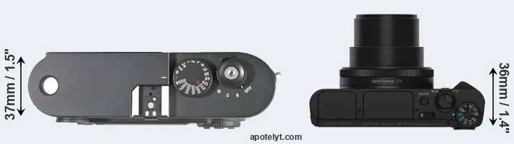 Compare M8 versus HX90V top